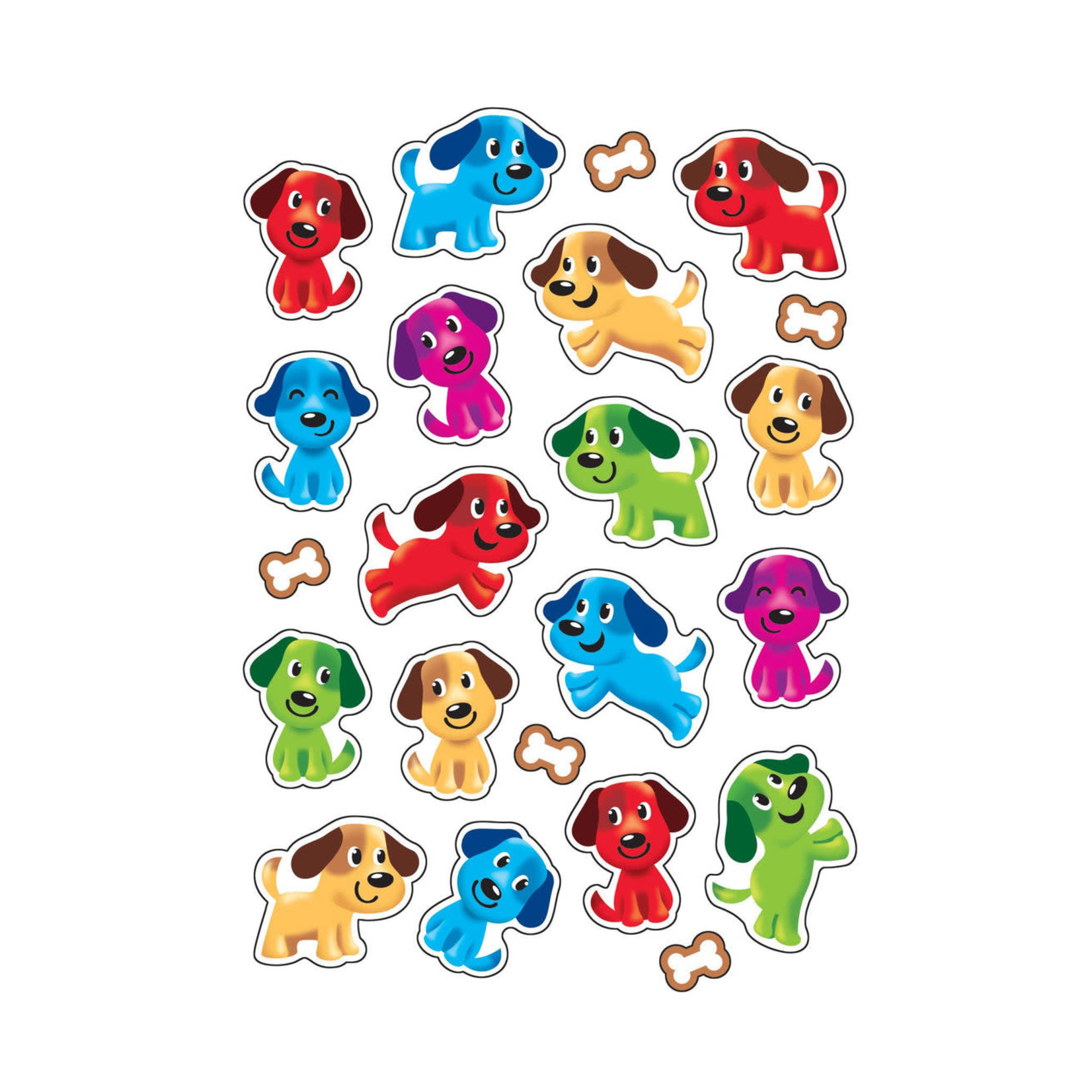 TREND ENTERPRISES INC Puppy Pals, Gingerbread scent Scratch 'n Sniff Stinky Stickers® – Mixed Shapes