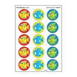 TREND ENTERPRISES INC School Fish, Sea Breeze scent Scratch 'n Sniff Stinky Stickers® – Large Round