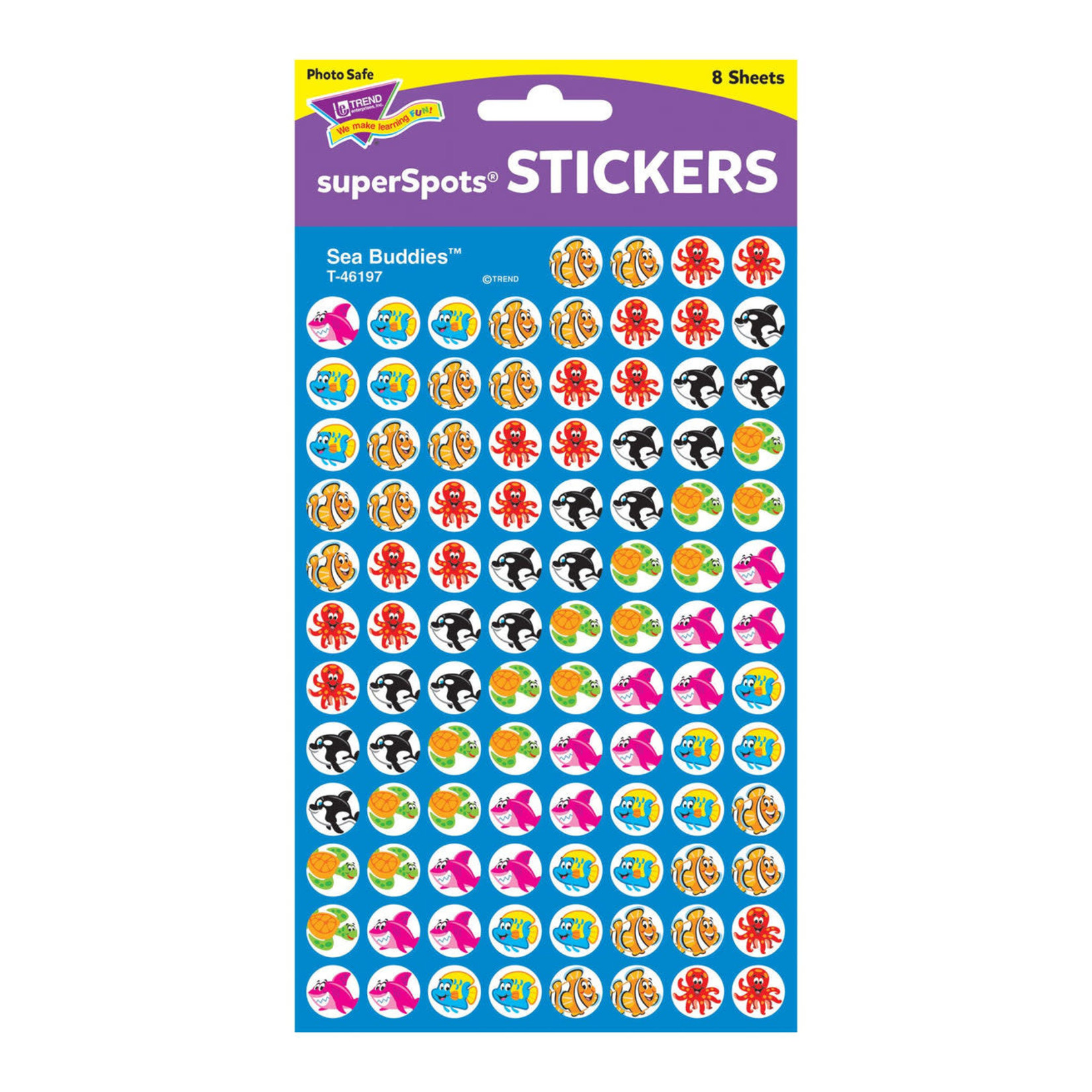 TREND ENTERPRISES INC Sea Buddies® superSpots® Stickers