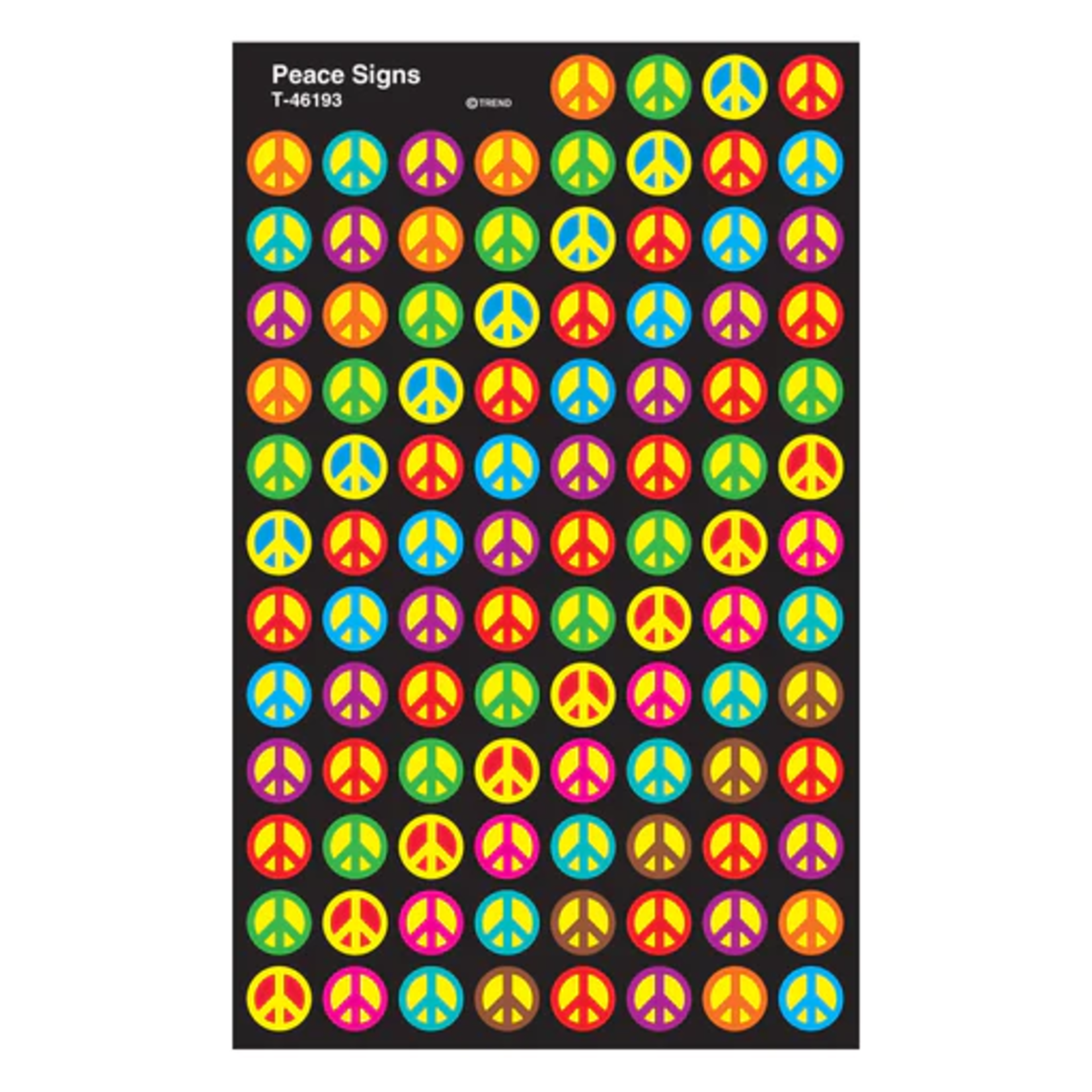 TREND ENTERPRISES INC Peace Signs superSpots® Stickers