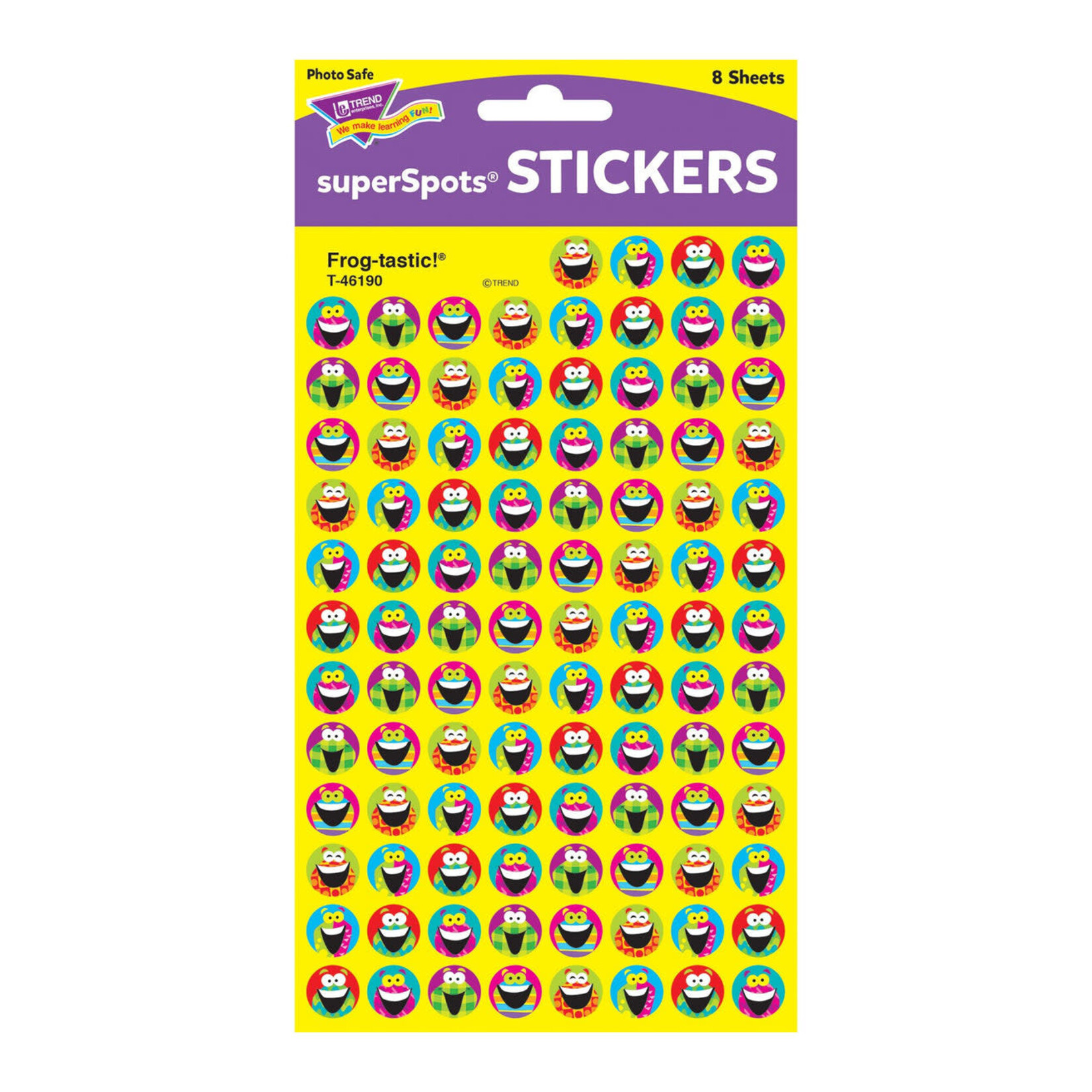 TREND ENTERPRISES INC Frog-tastic!® superSpots® Stickers