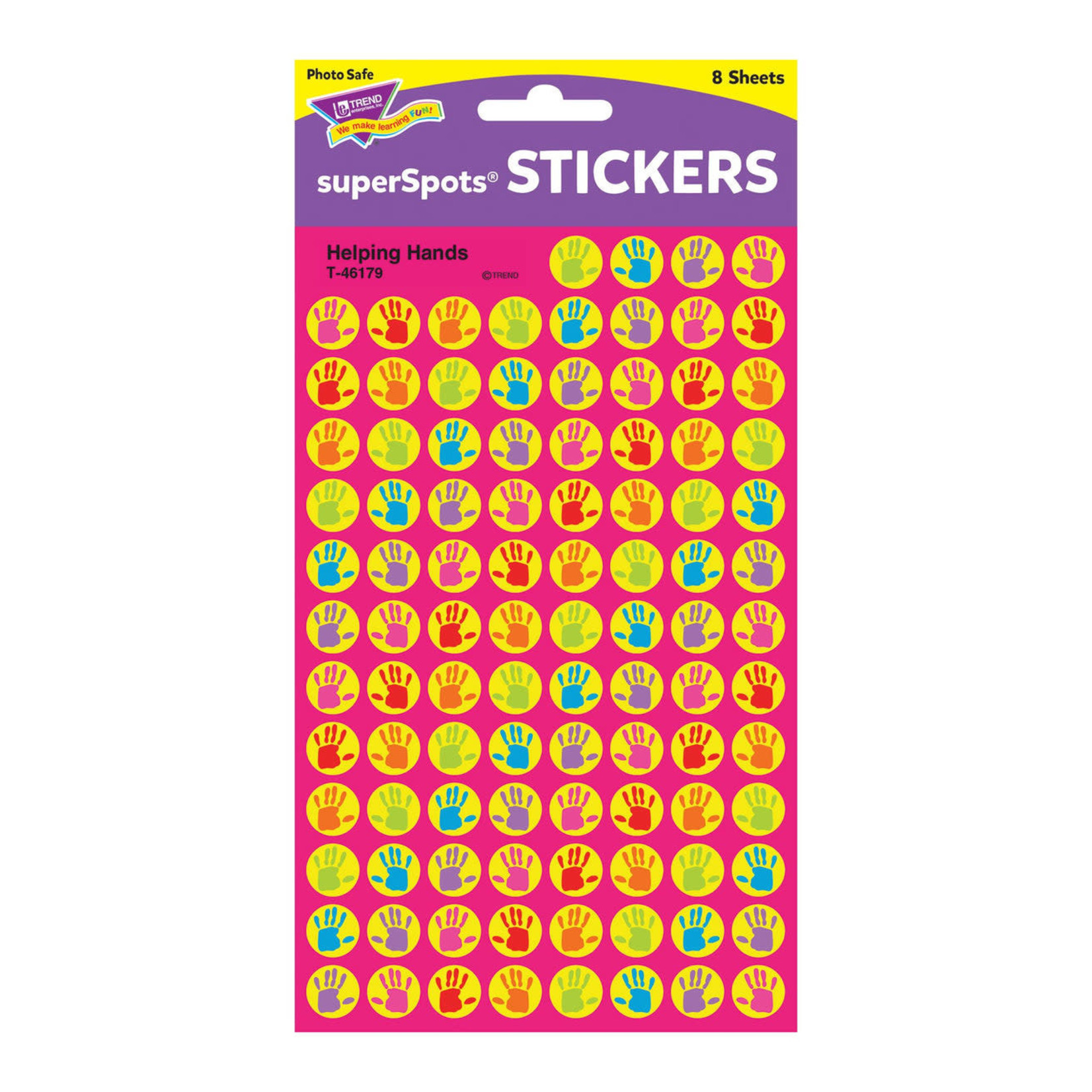 TREND ENTERPRISES INC Helping Hands superSpots® Stickers