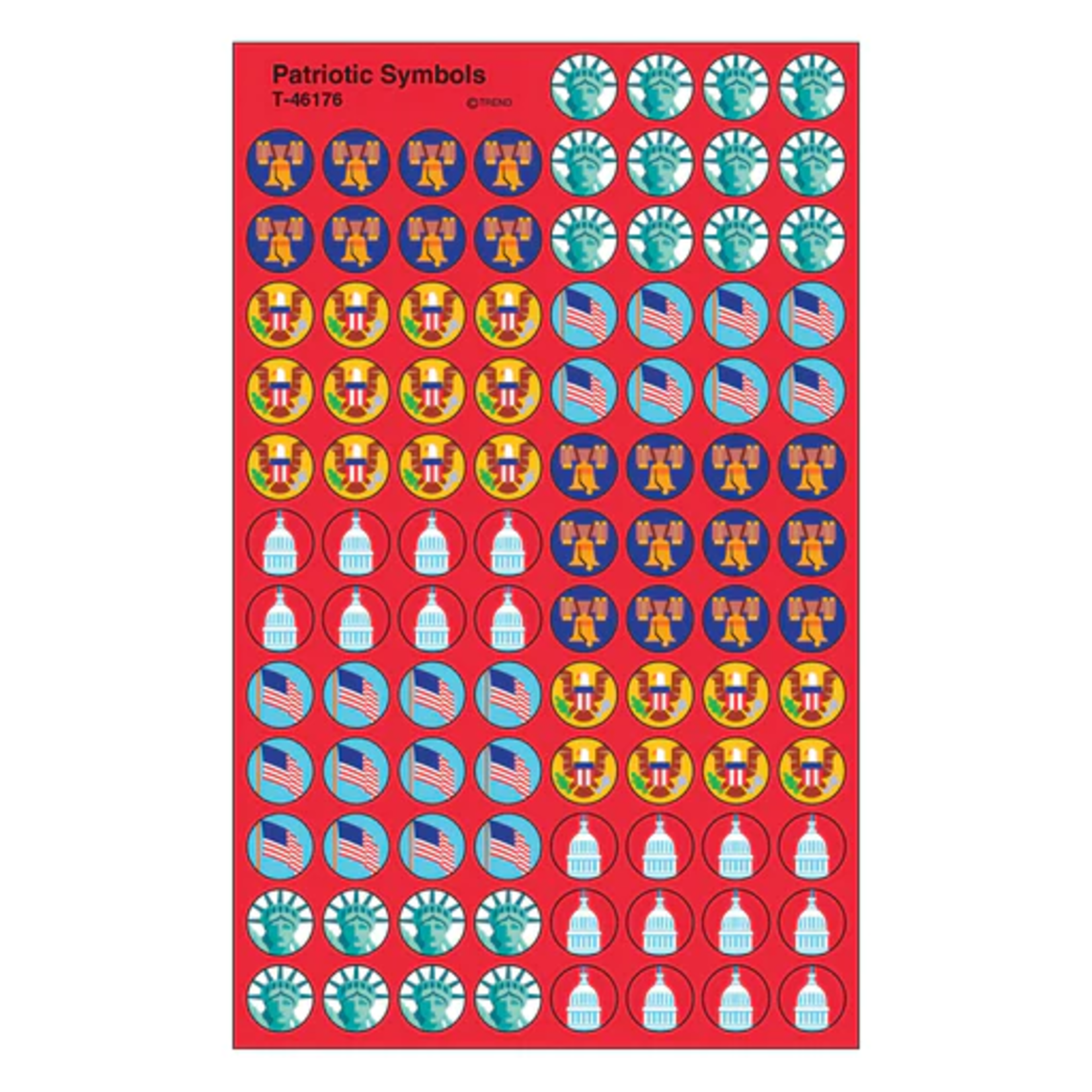 TREND ENTERPRISES INC Patriotic Symbols superSpots® Stickers