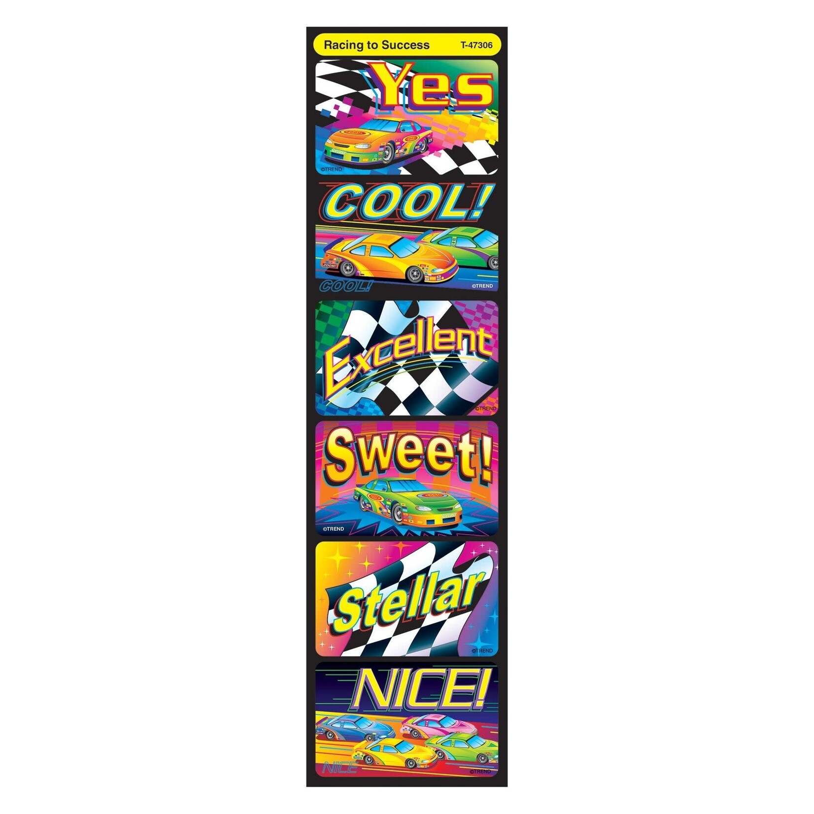 TREND ENTERPRISES INC Racing to Success Applause STICKERS® – Large