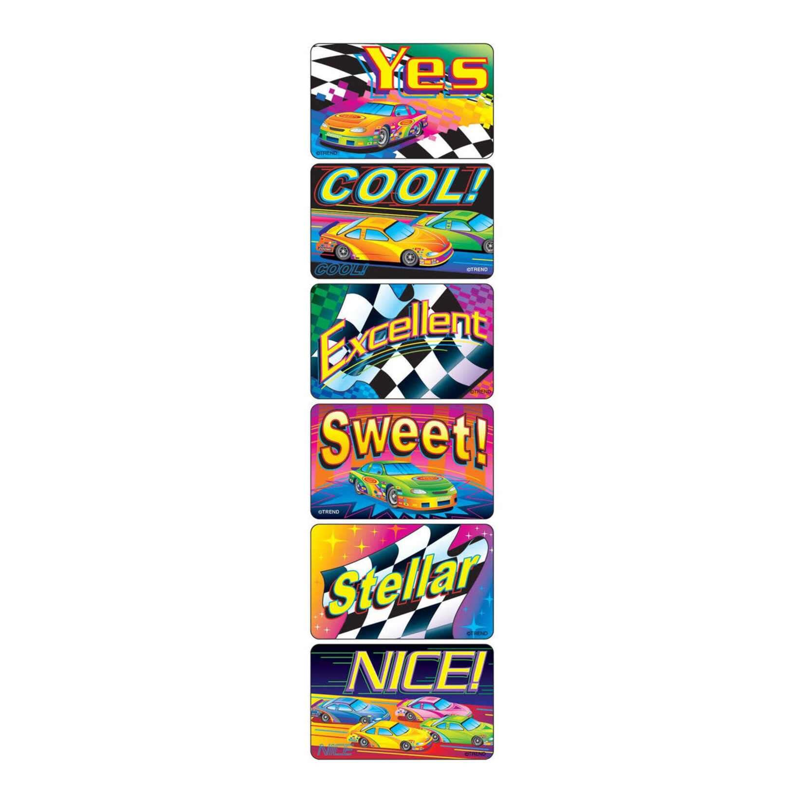 TREND ENTERPRISES INC Racing to Success Applause STICKERS® – Large