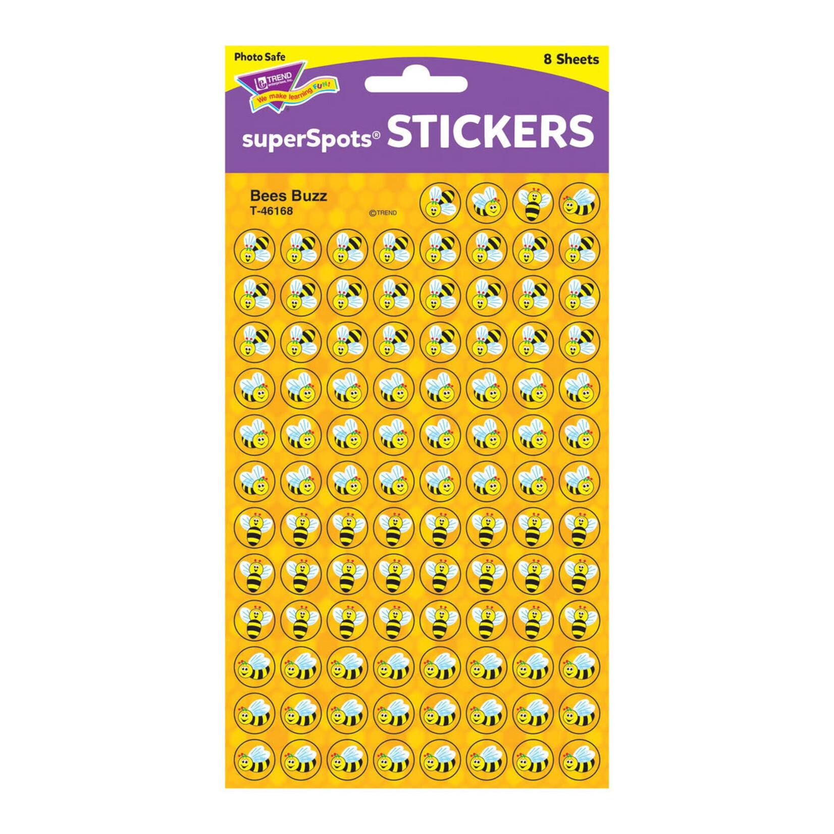 TREND ENTERPRISES INC Bees Buzz superSpots® Stickers