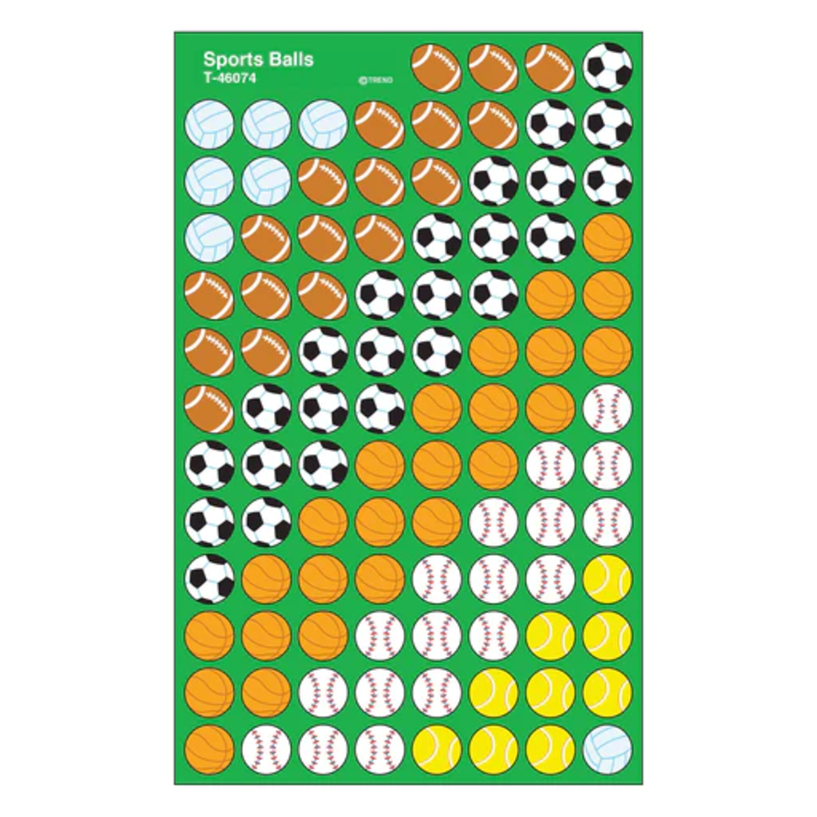 TREND ENTERPRISES INC Sports Balls superShapes Stickers