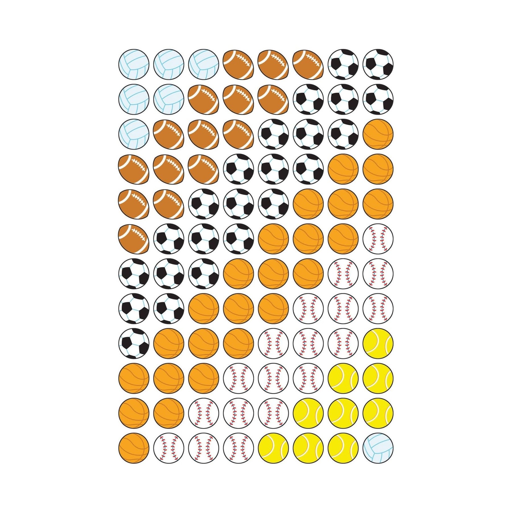 TREND ENTERPRISES INC Sports Balls superShapes Stickers