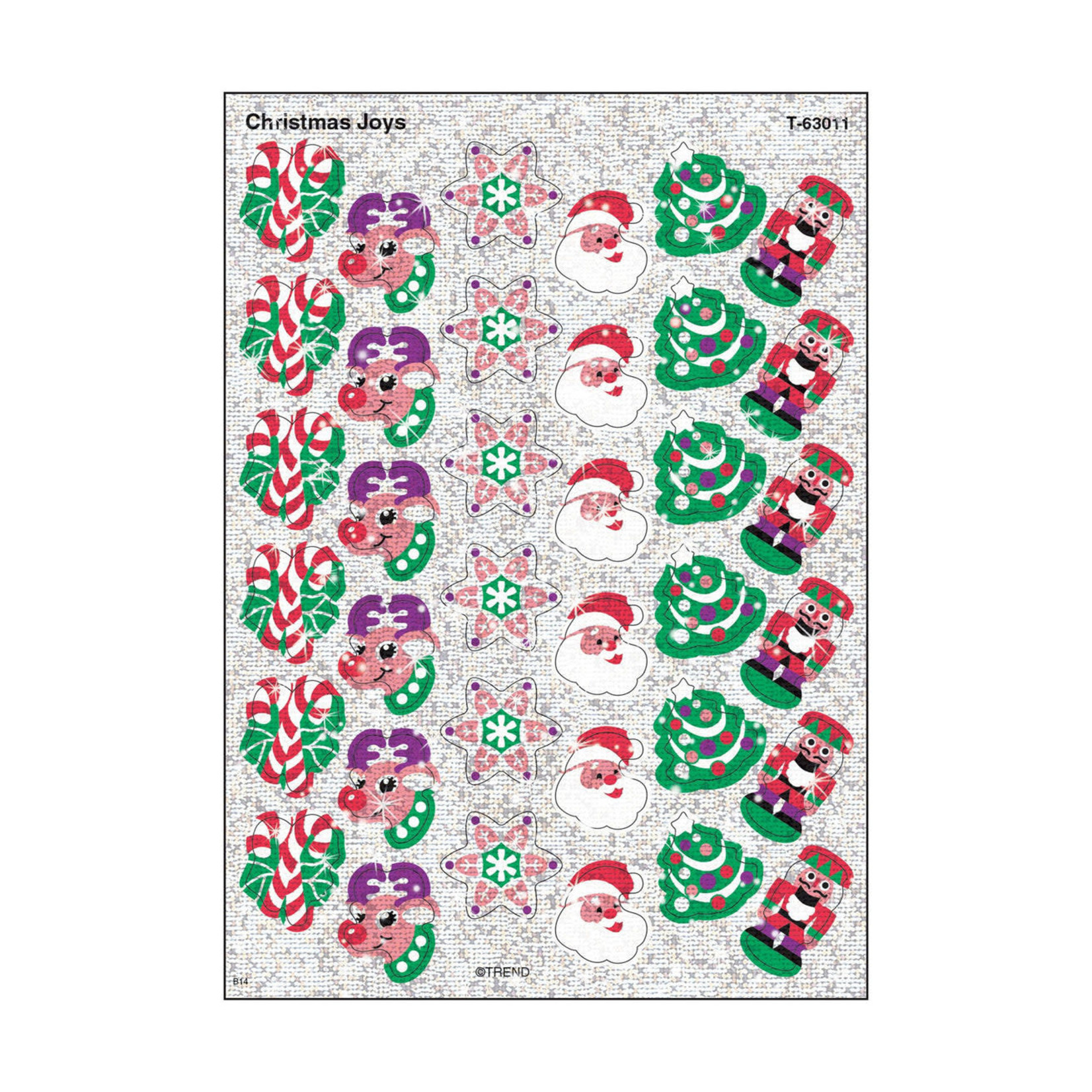 TREND ENTERPRISES INC Christmas Joys Sparkle Stickers®