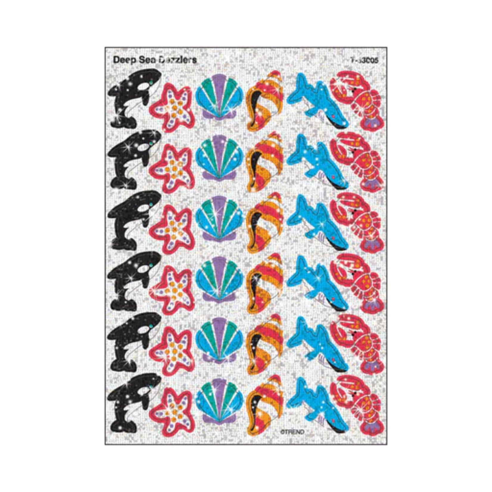 TREND ENTERPRISES INC Deep Sea Dazzlers Sparkle Stickers