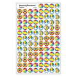 TREND ENTERPRISES INC Beaming Rainbows superSpots Stickers