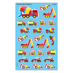 TREND ENTERPRISES INC Construction Vehicles superShapes Stickers – Large