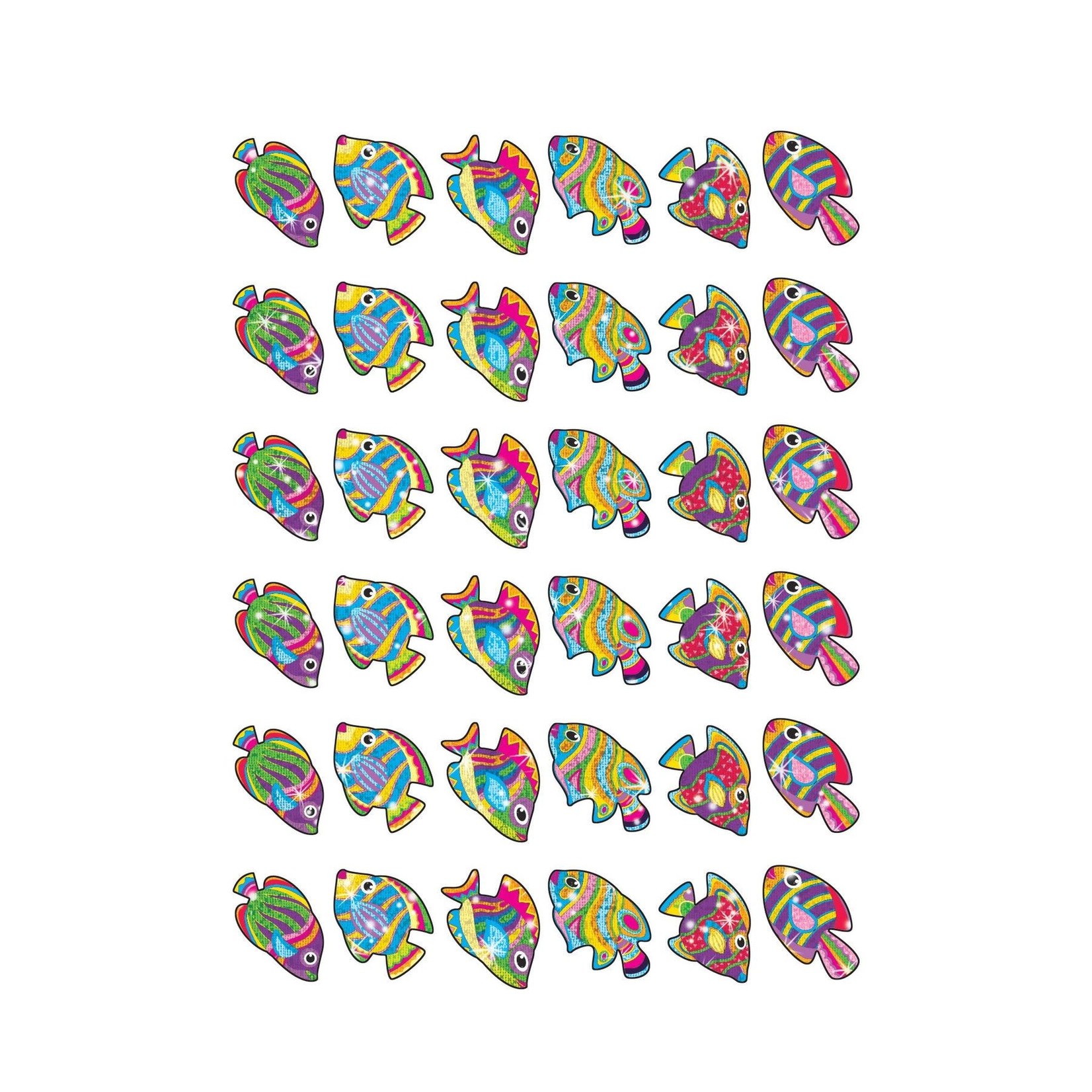 TREND ENTERPRISES INC Flashy Fish Sparkle Stickers®