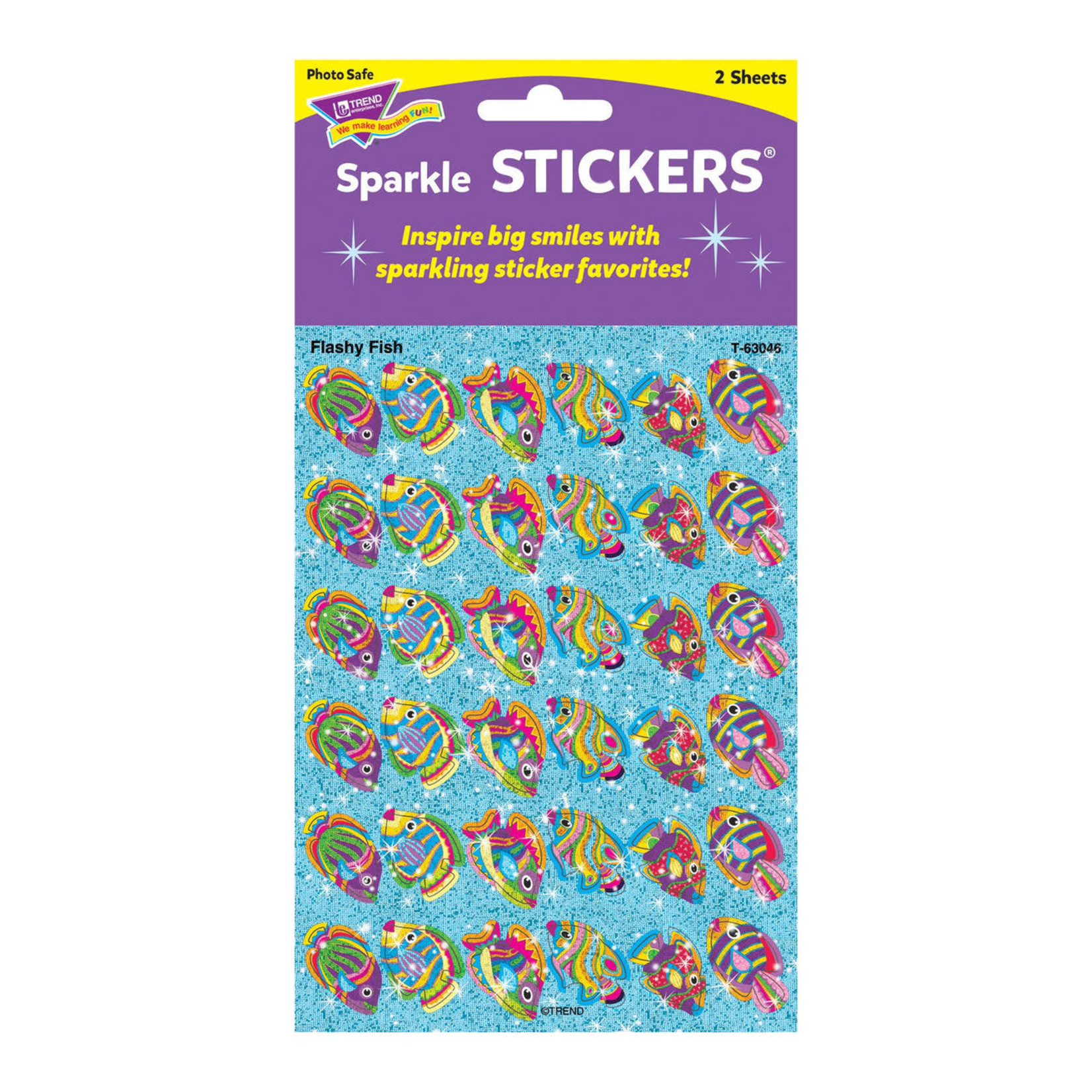 TREND ENTERPRISES INC Flashy Fish Sparkle Stickers®