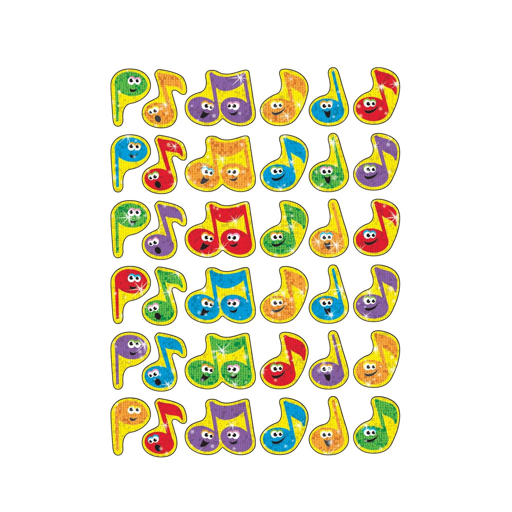 TREND ENTERPRISES INC Merry Music Sparkle Stickers®