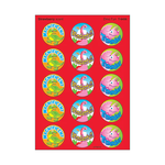TREND ENTERPRISES INC Dino Fun, Strawberry scent Scratch 'n Sniff Stinky Stickers® – Large Round