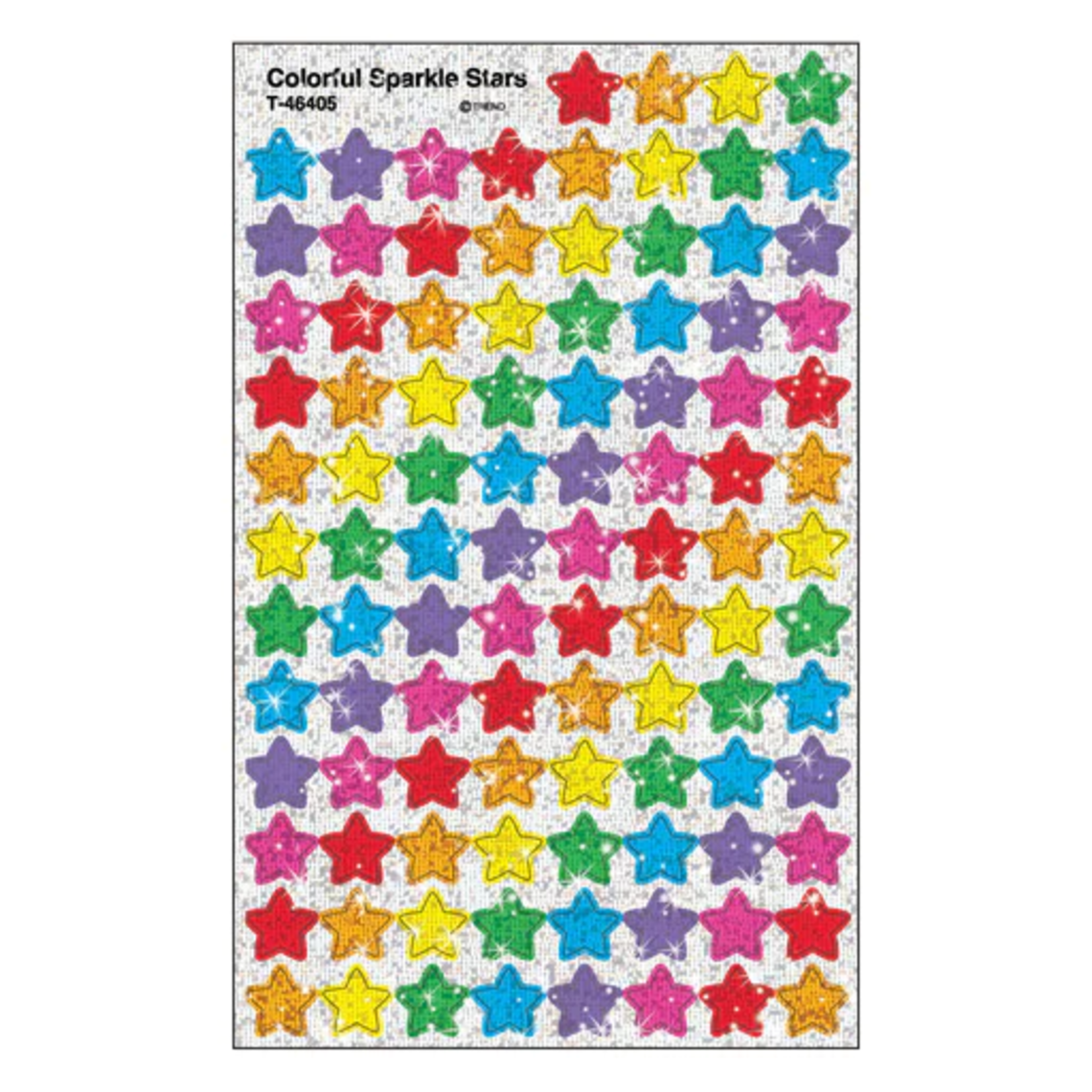 TREND ENTERPRISES INC Colorful Stars superShapes Stickers – Sparkle
