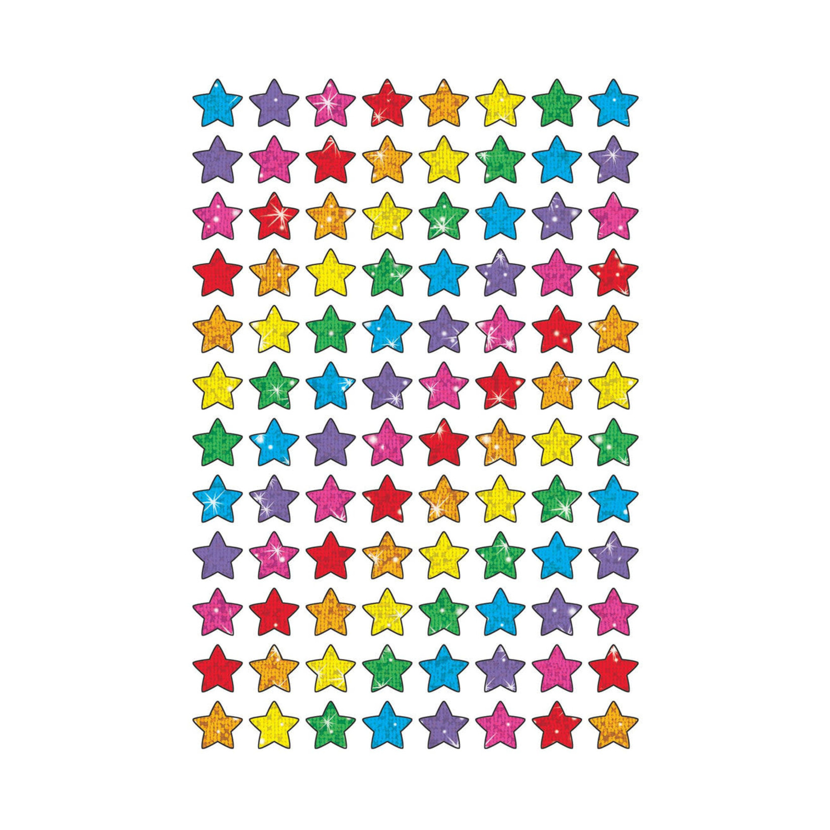TREND ENTERPRISES INC Colorful Stars superShapes Stickers – Sparkle