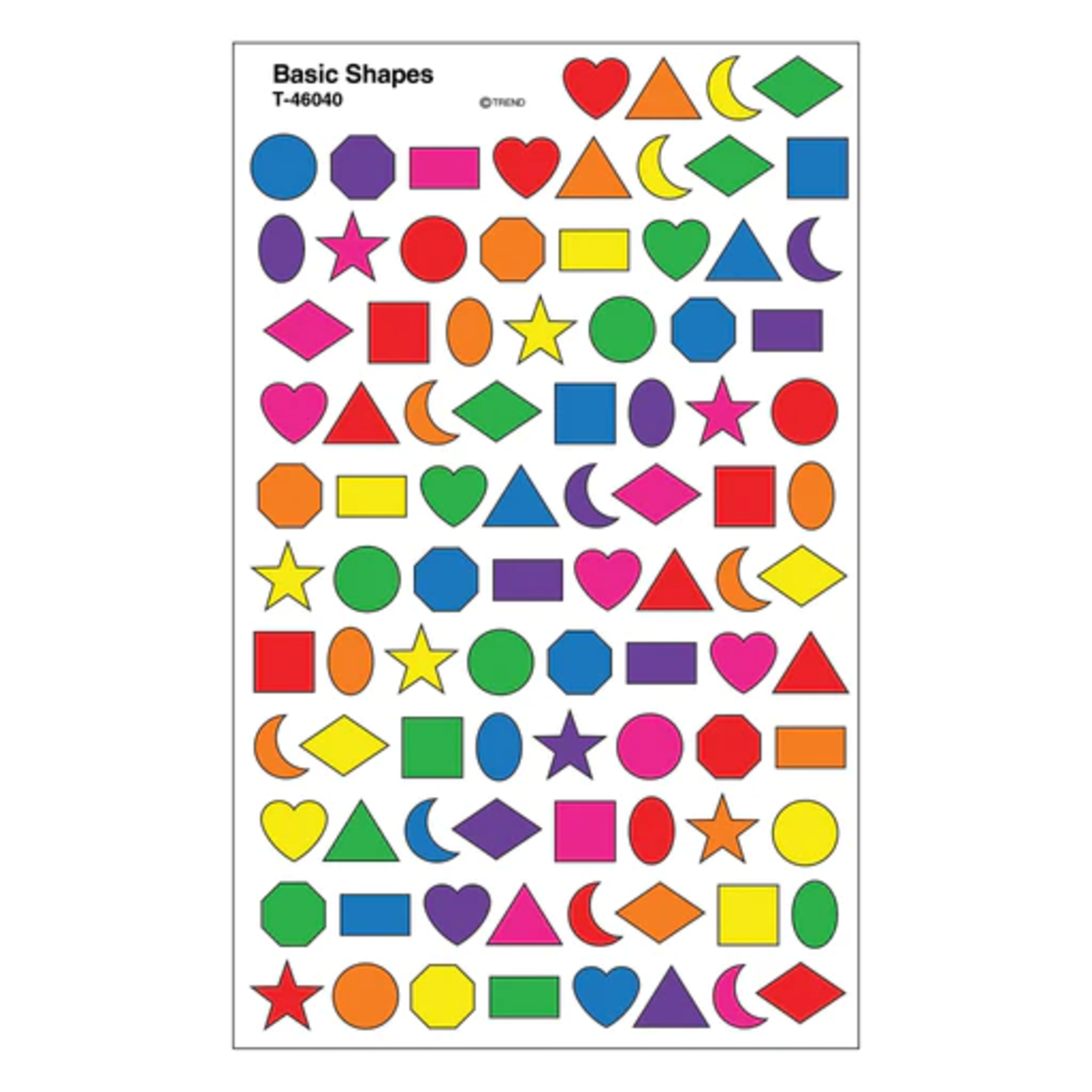 TREND ENTERPRISES INC Basic Shapes superShapes Stickers