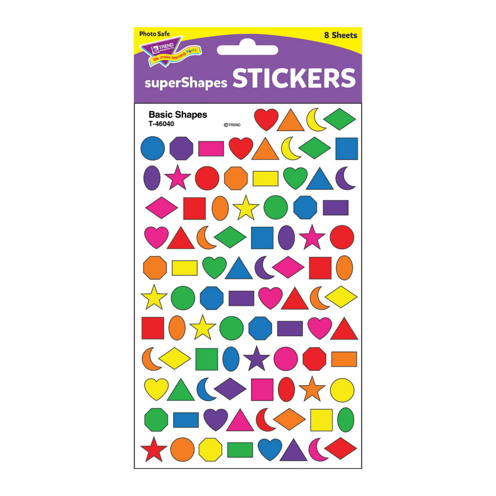 TREND ENTERPRISES INC Basic Shapes superShapes Stickers