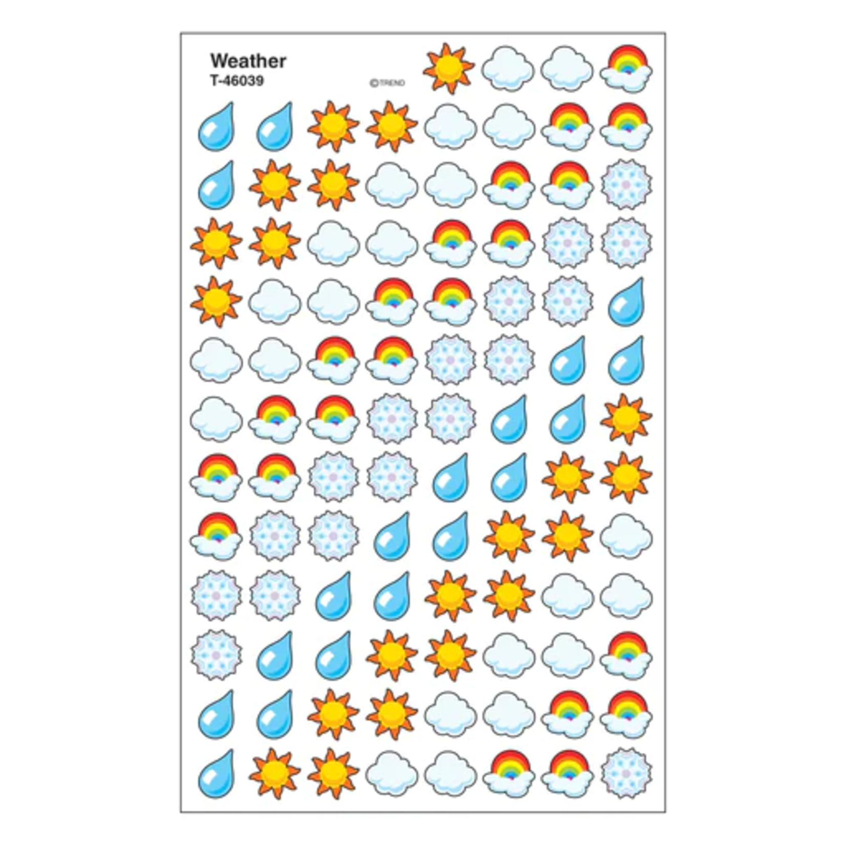 TREND ENTERPRISES INC Weather superShapes Stickers