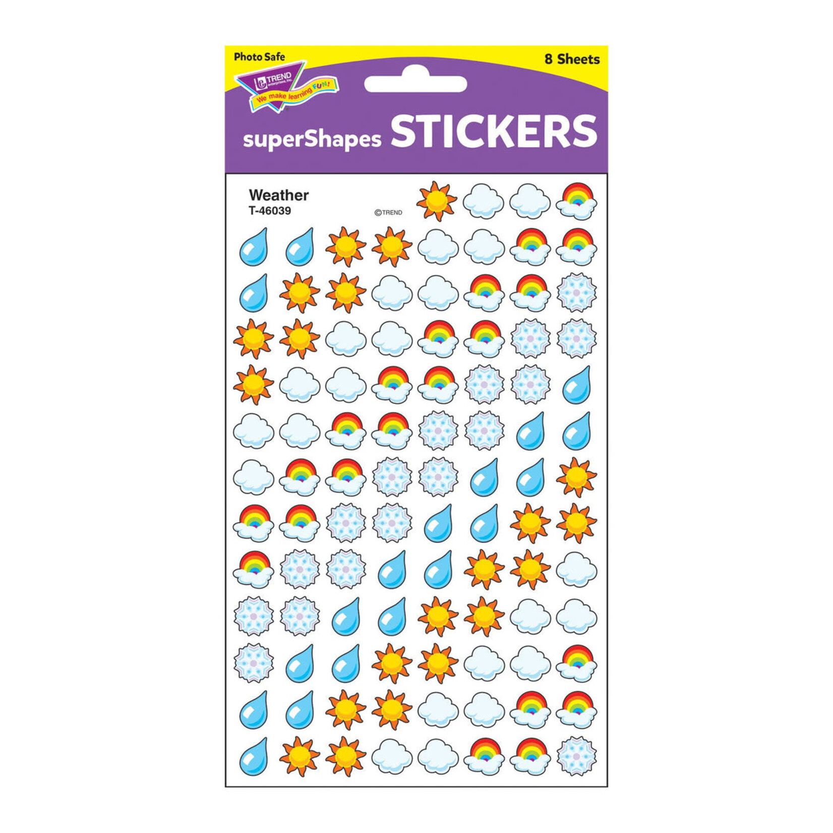 TREND ENTERPRISES INC Weather superShapes Stickers