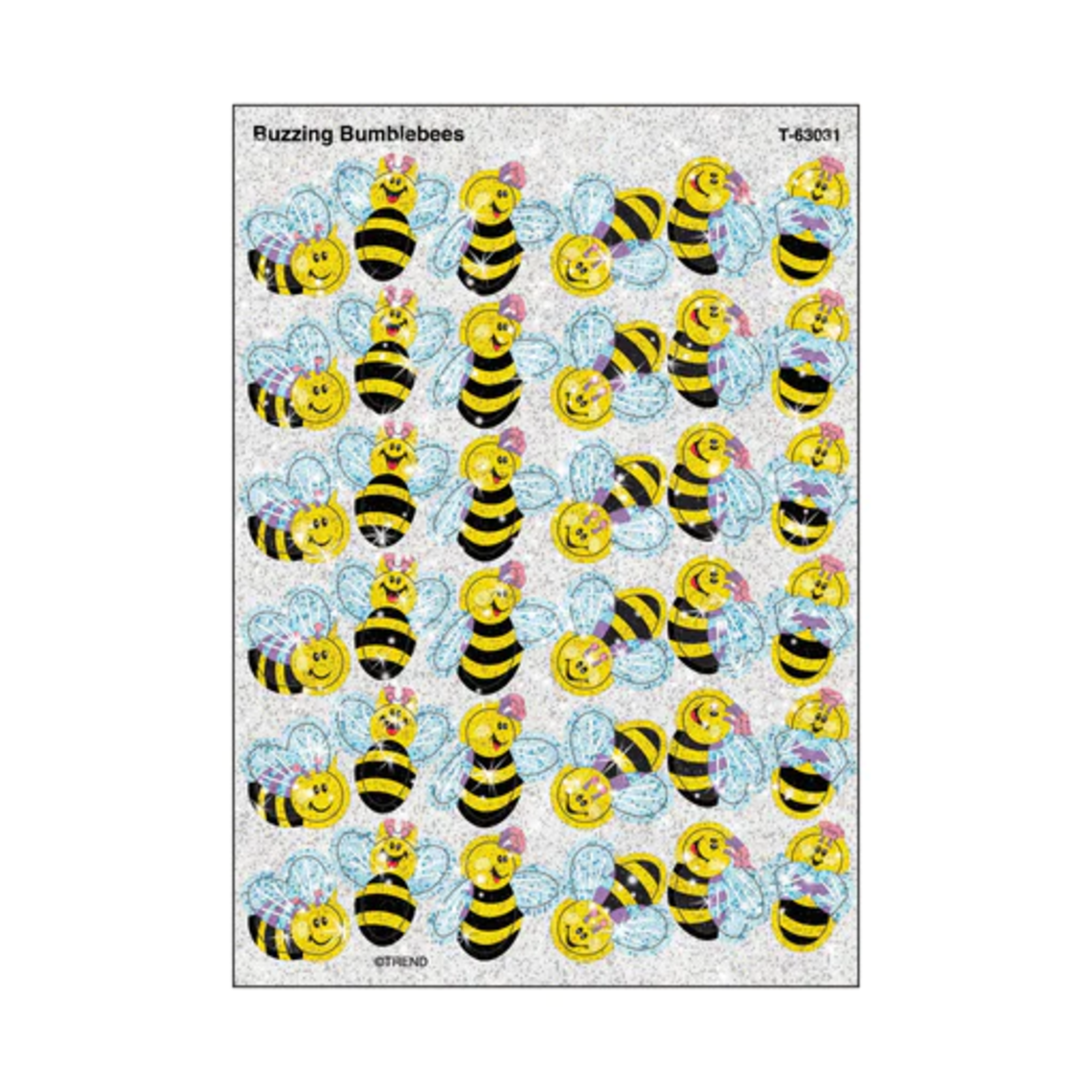 TREND ENTERPRISES INC Buzzing Bumblebees Sparkle Stickers®