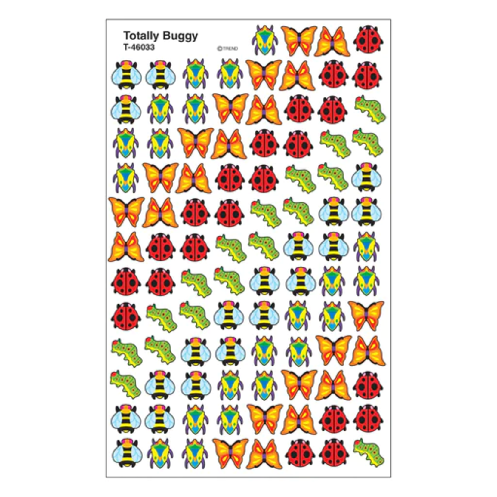 TREND ENTERPRISES INC Totally Buggy superShapes Stickers