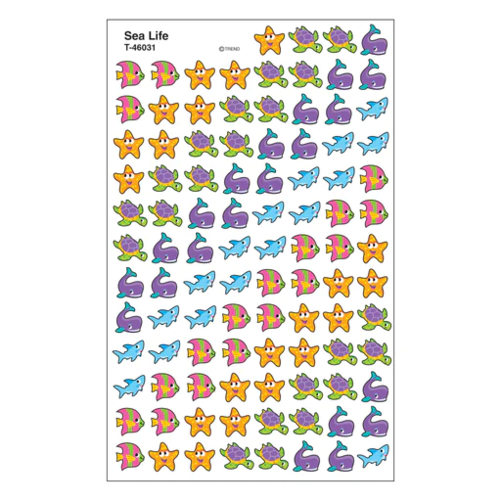 TREND ENTERPRISES INC Sea Life superShapes Stickers