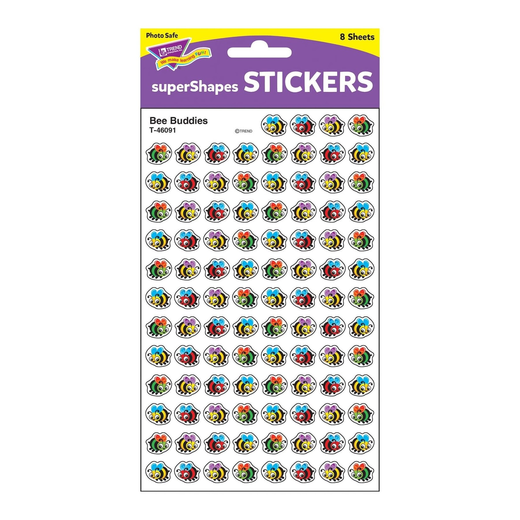 TREND ENTERPRISES INC Bee Buddies superShapes Stickers