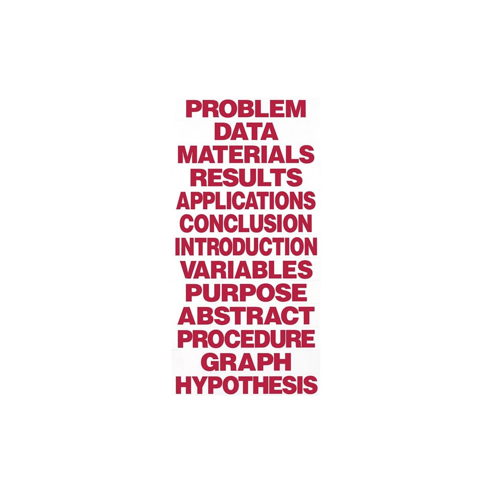 Red Science Fair Titles - 13 Titles per Package