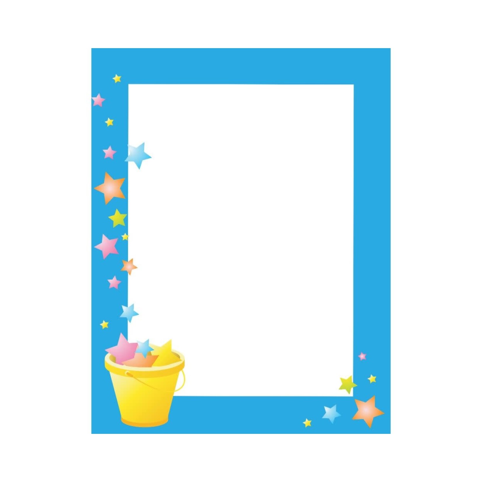 Bucket Filler Border Paper