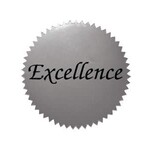 Excellence Silver Certificate Seals, 2" - 50 seals