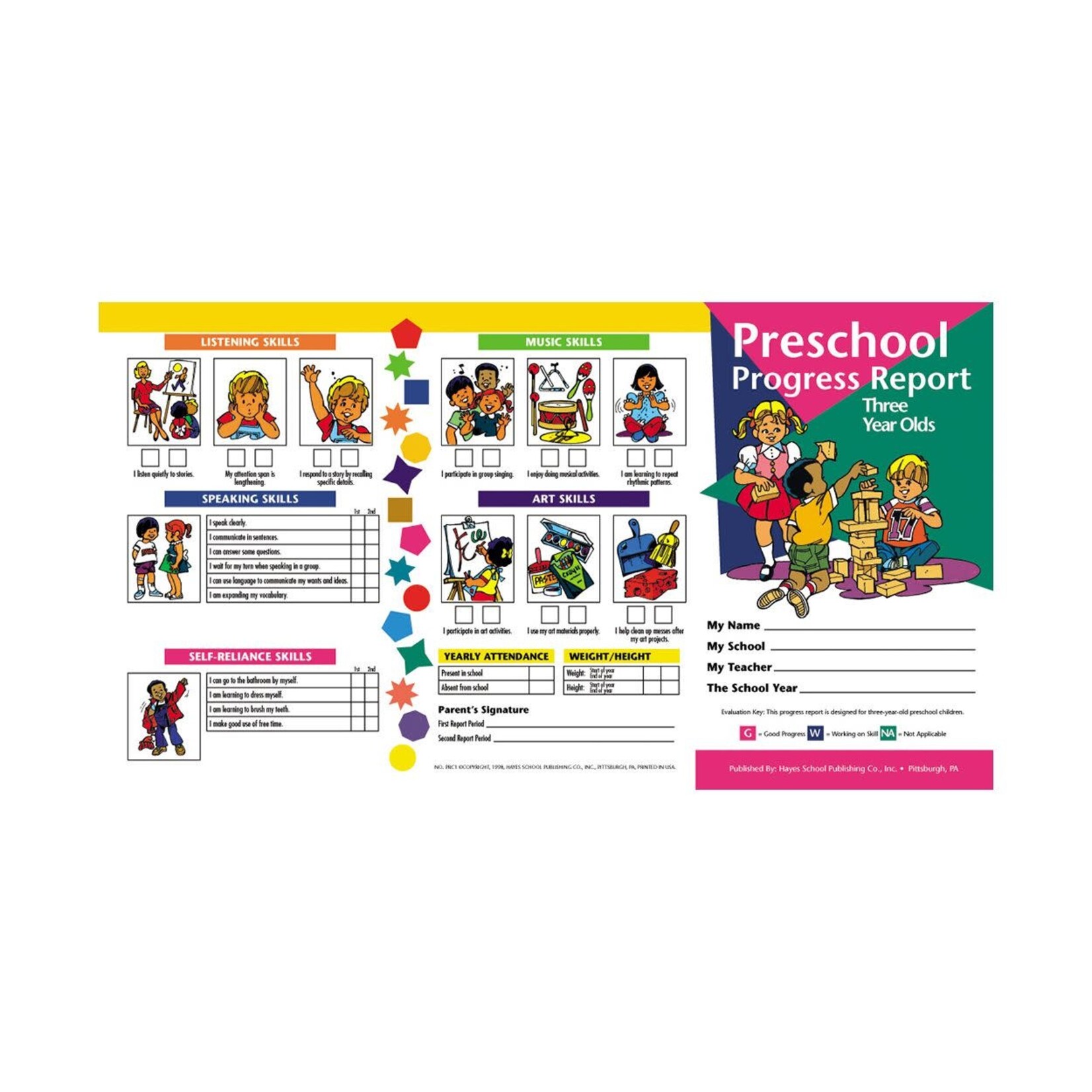 Preschool Progress Report, Three Year Olds