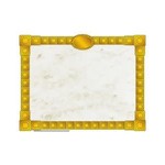 Gold Block Border Paper