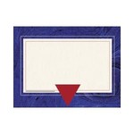 Blue Marble Border Paper