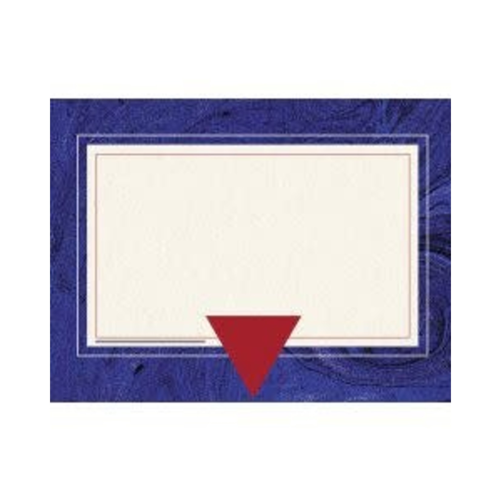 Blue Marble Border Paper