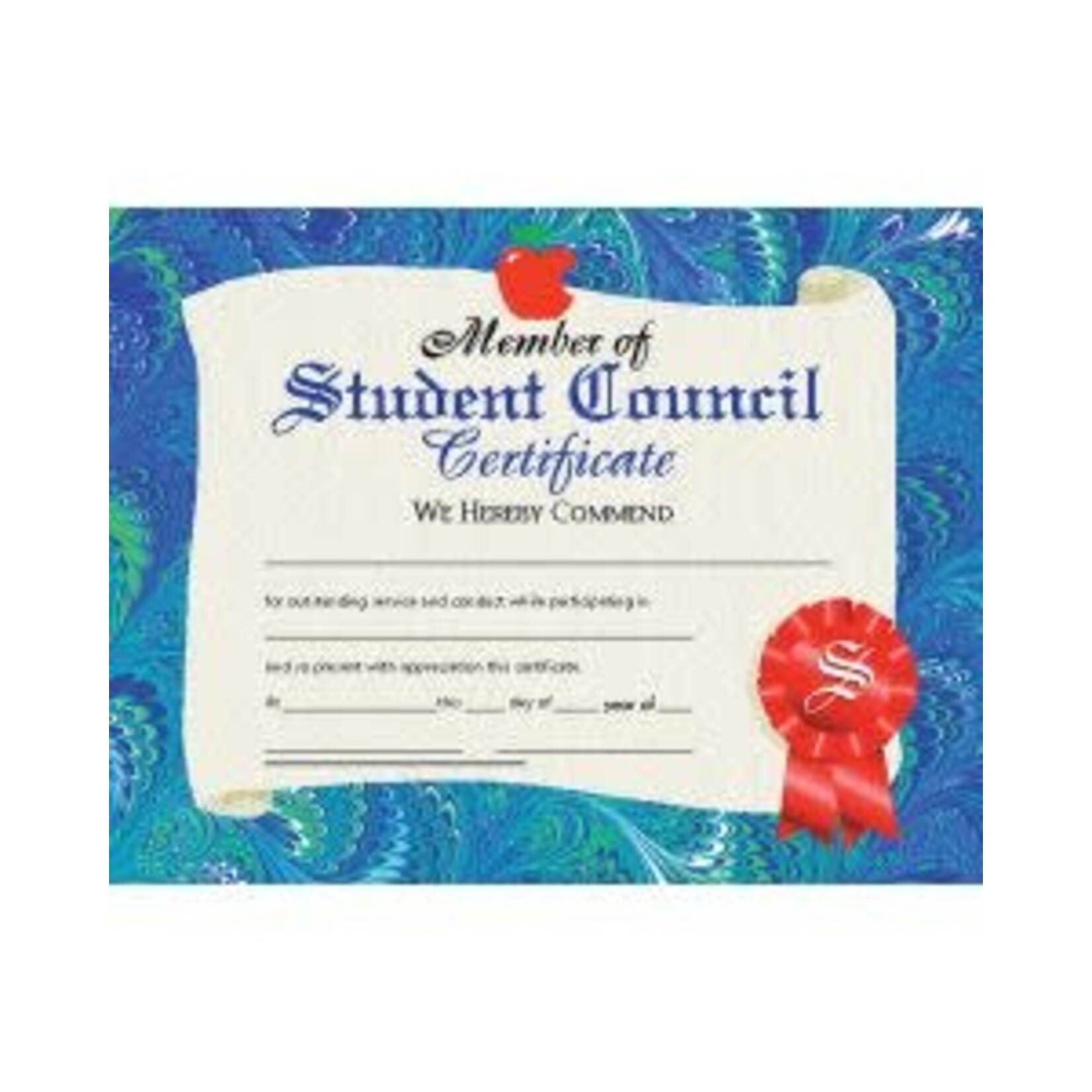 Member of Student Council Certificate