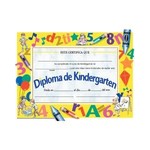 Spanish Kindergarten Diploma, 8.5" x 11" - Pack of 30