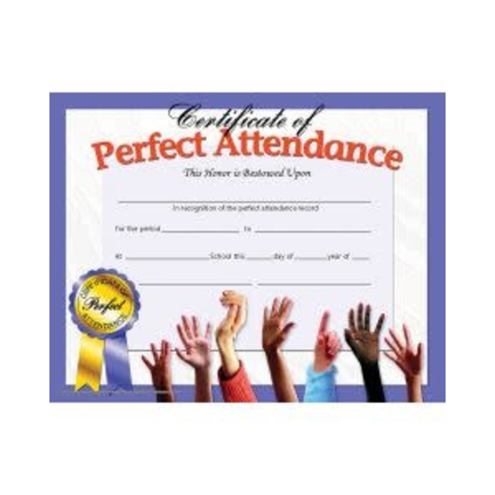 Certificate of Perfect Attendance