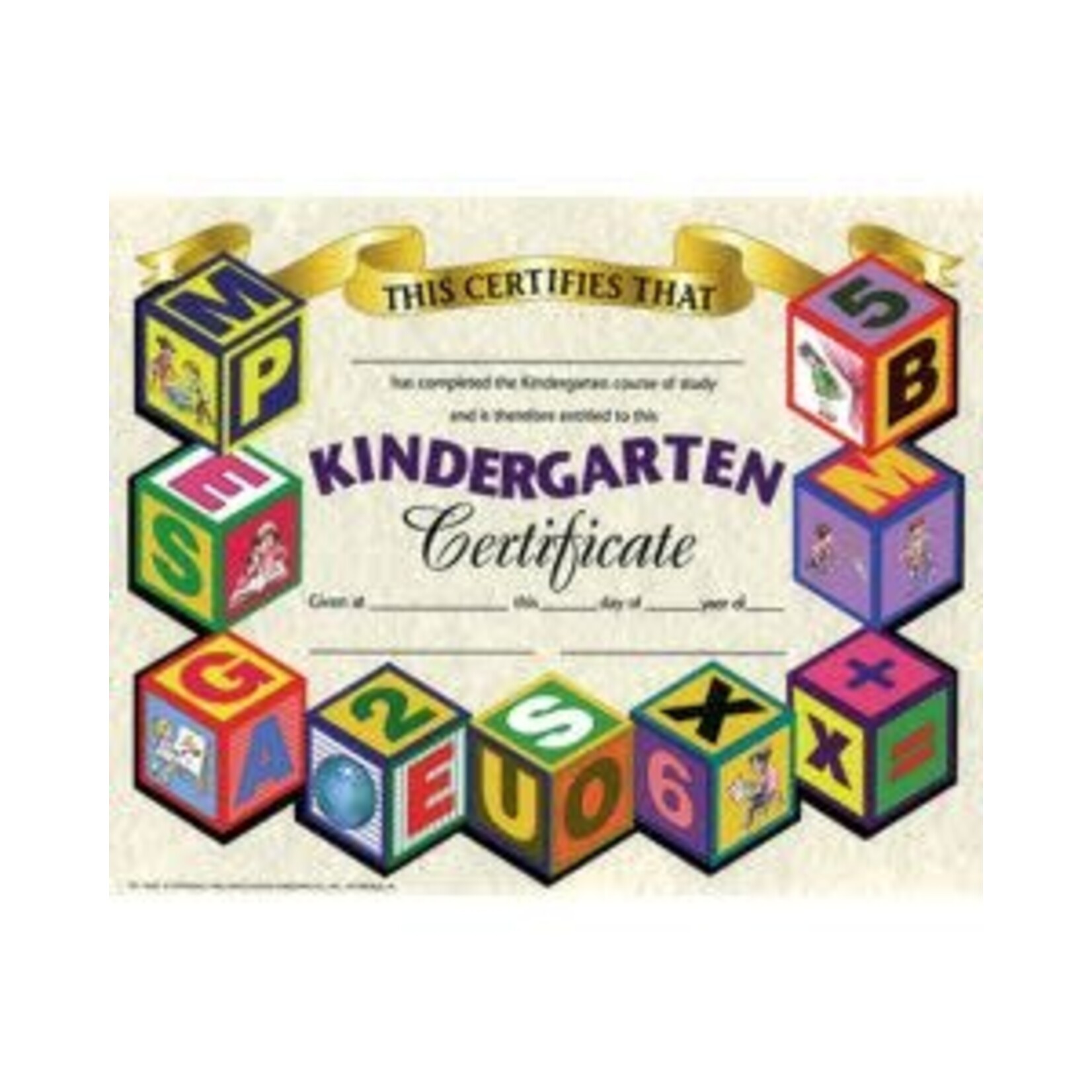 Kindergarten Certificate