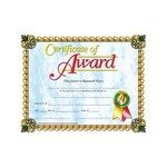 Certificate of Award