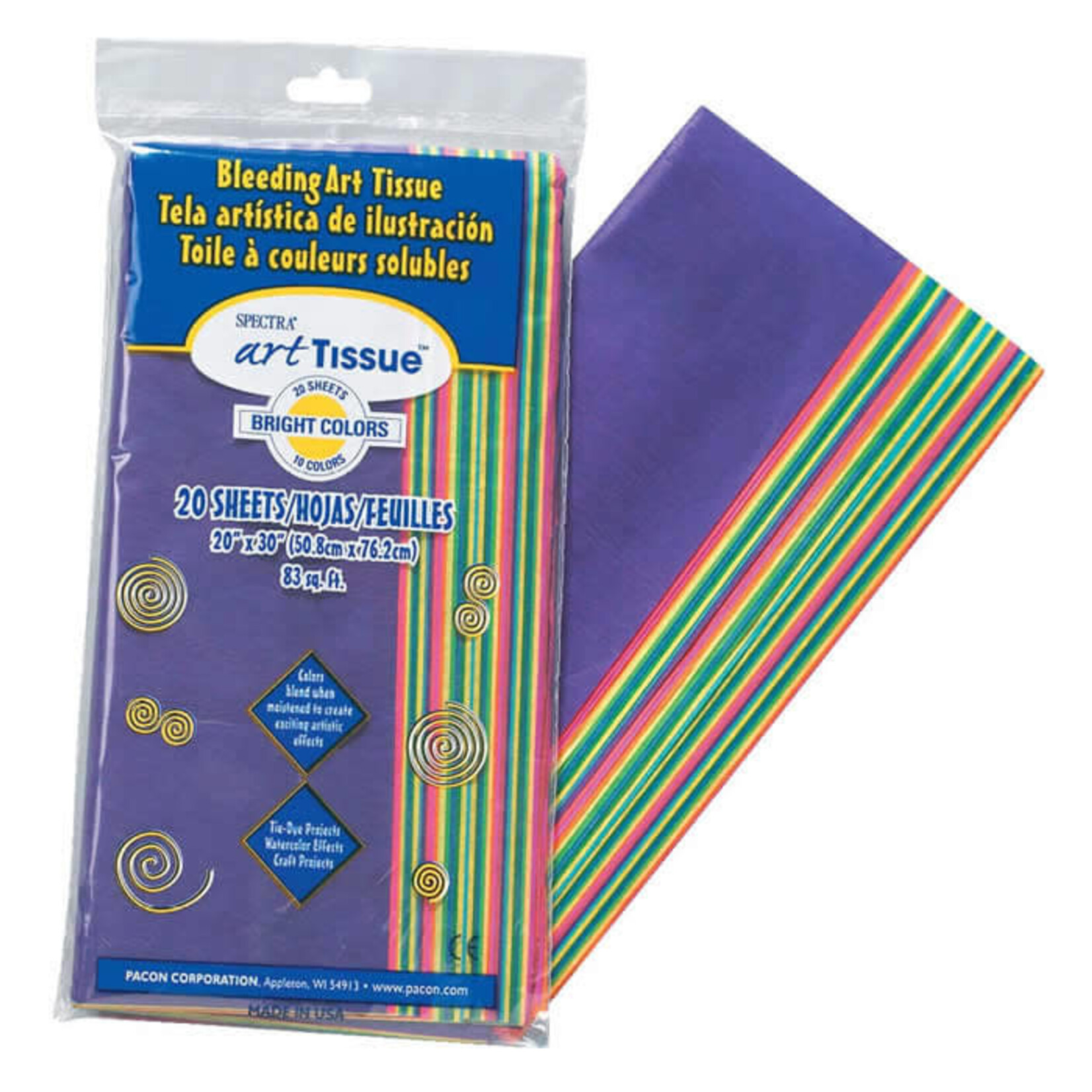 DIXON TICONDEROGA COMPANY Spectra ® Deluxe Bleeding Art Tissue