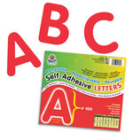 DIXON TICONDEROGA COMPANY Self-Adhesive Letters Red 4"