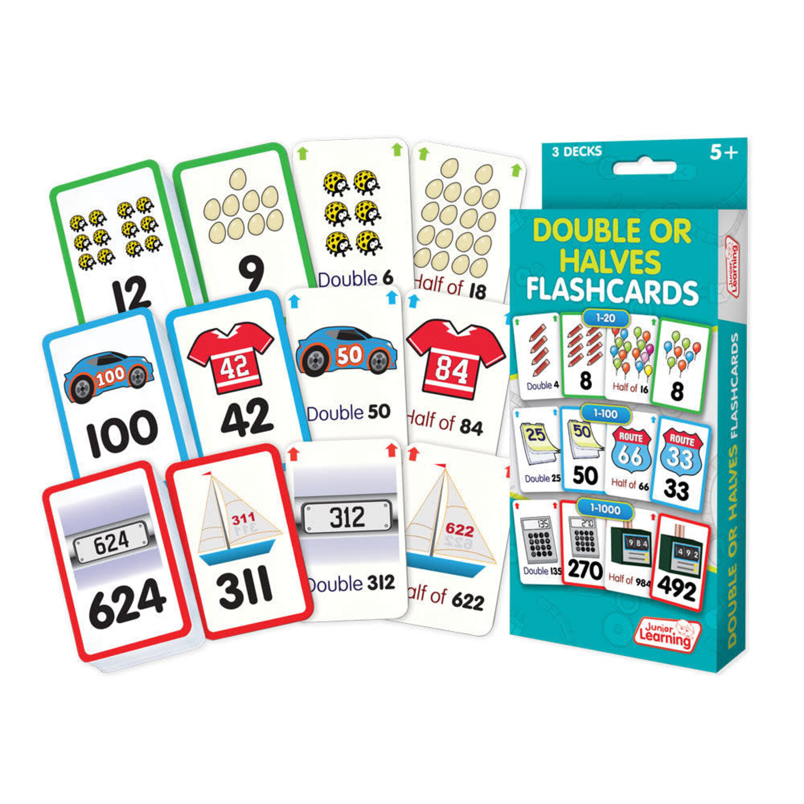 Double or Halves Flashcards