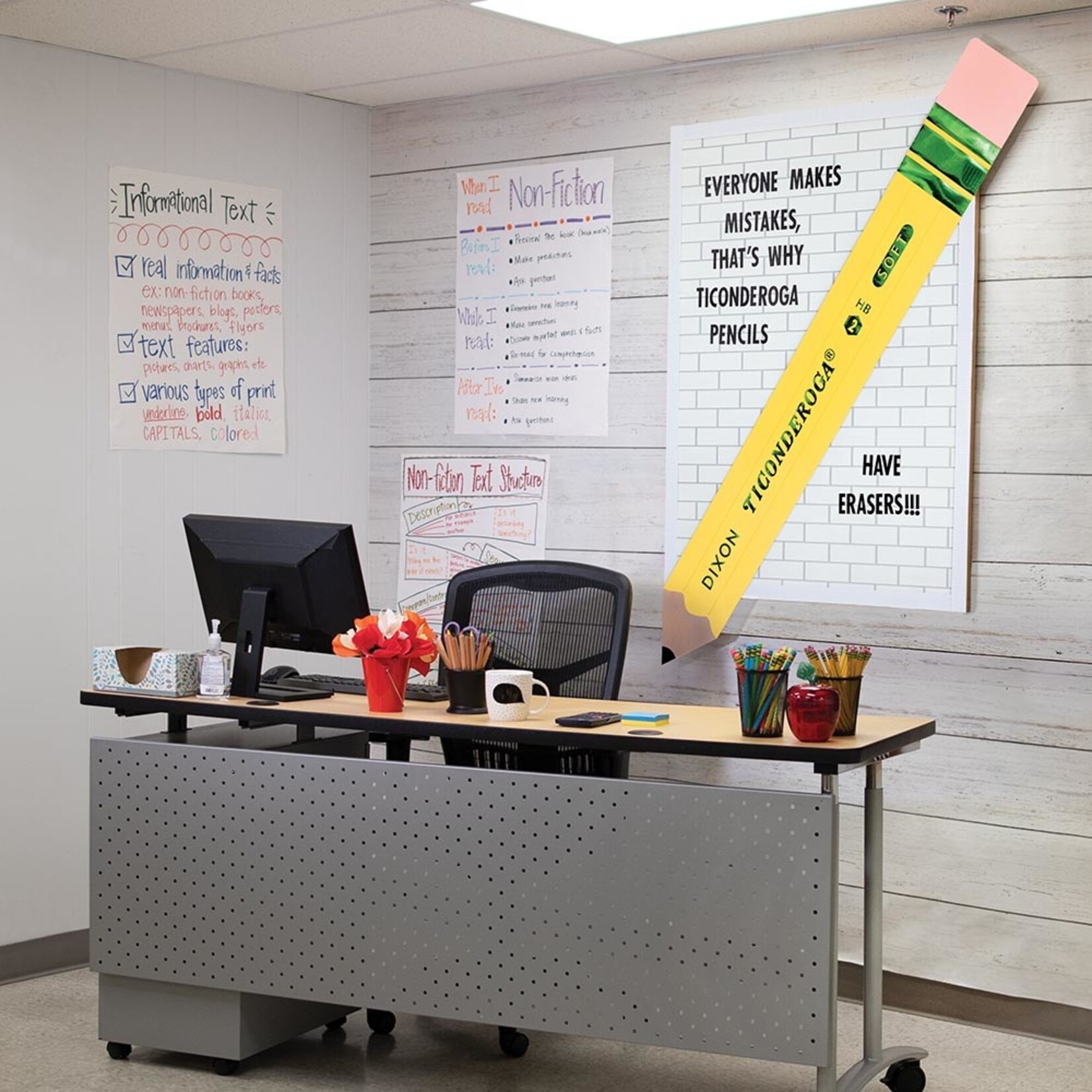 DIXON TICONDEROGA COMPANY Fadeless® Bulletin Board Art Paper White Shiplap