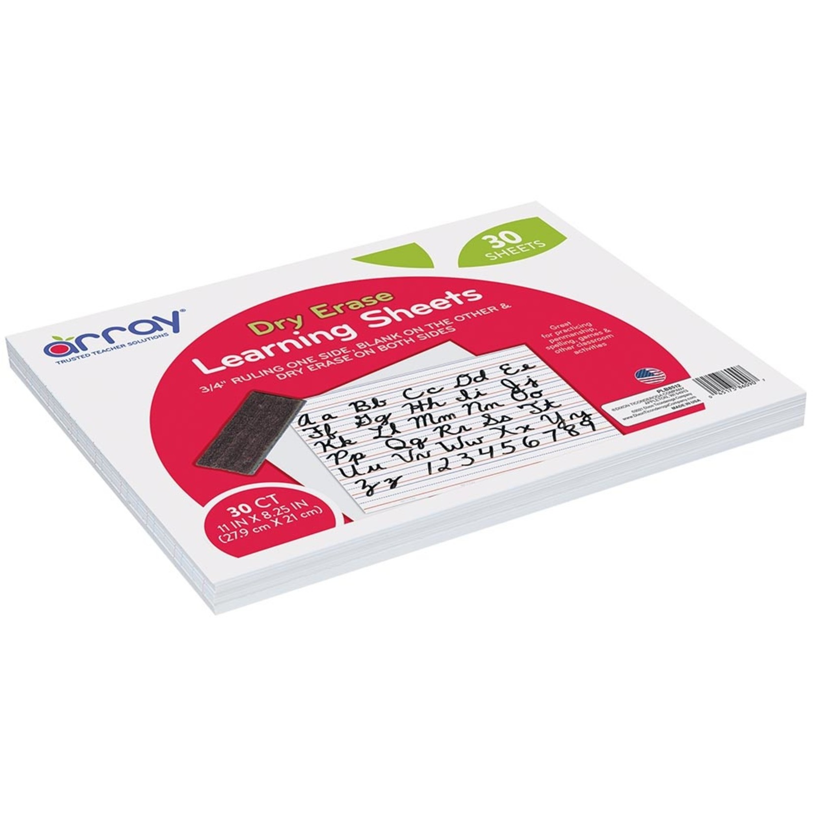 DIXON TICONDEROGA COMPANY Array® Dry Erase Learning Sheets, Non-Adhesive