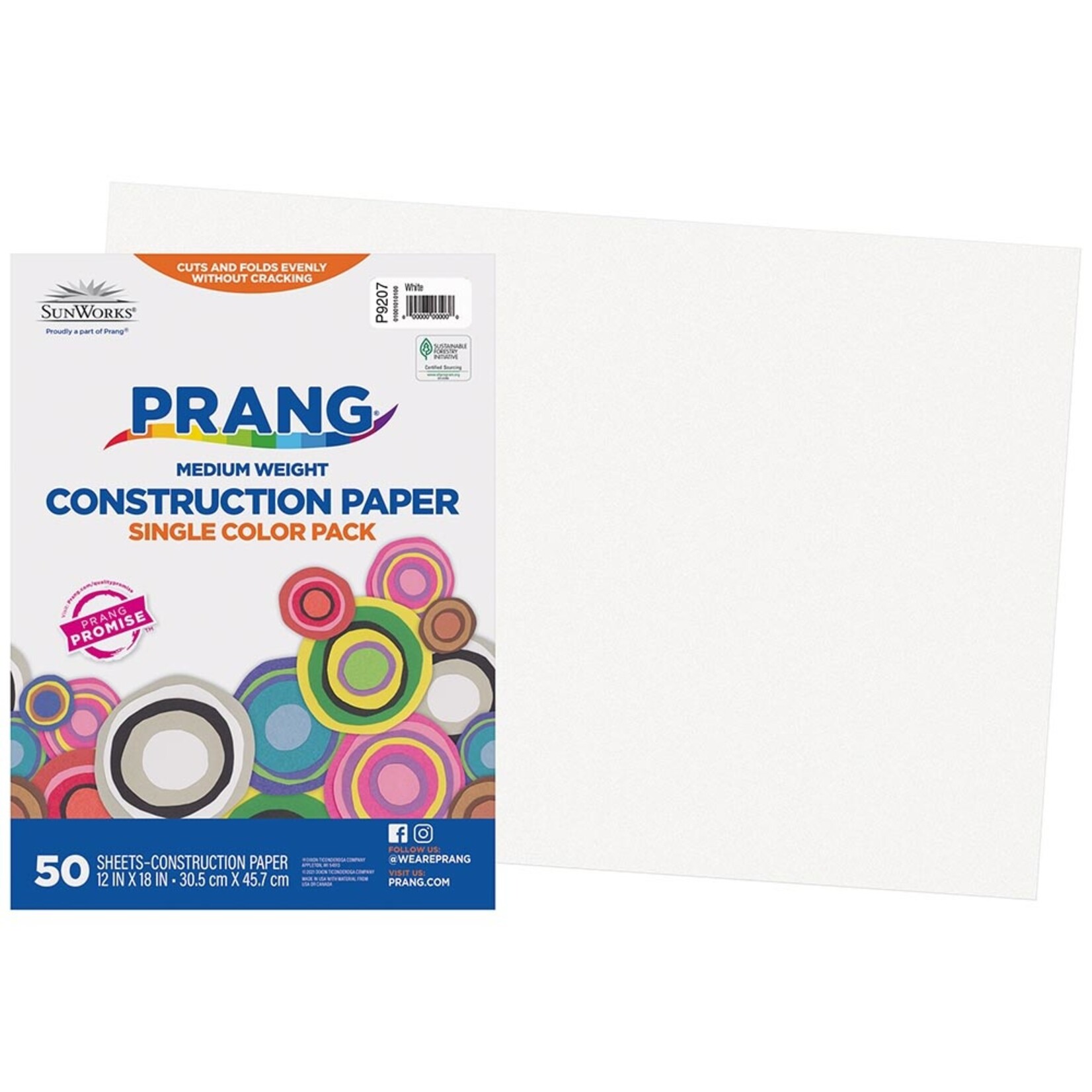 DIXON TICONDEROGA COMPANY Construction Paper White 12X18