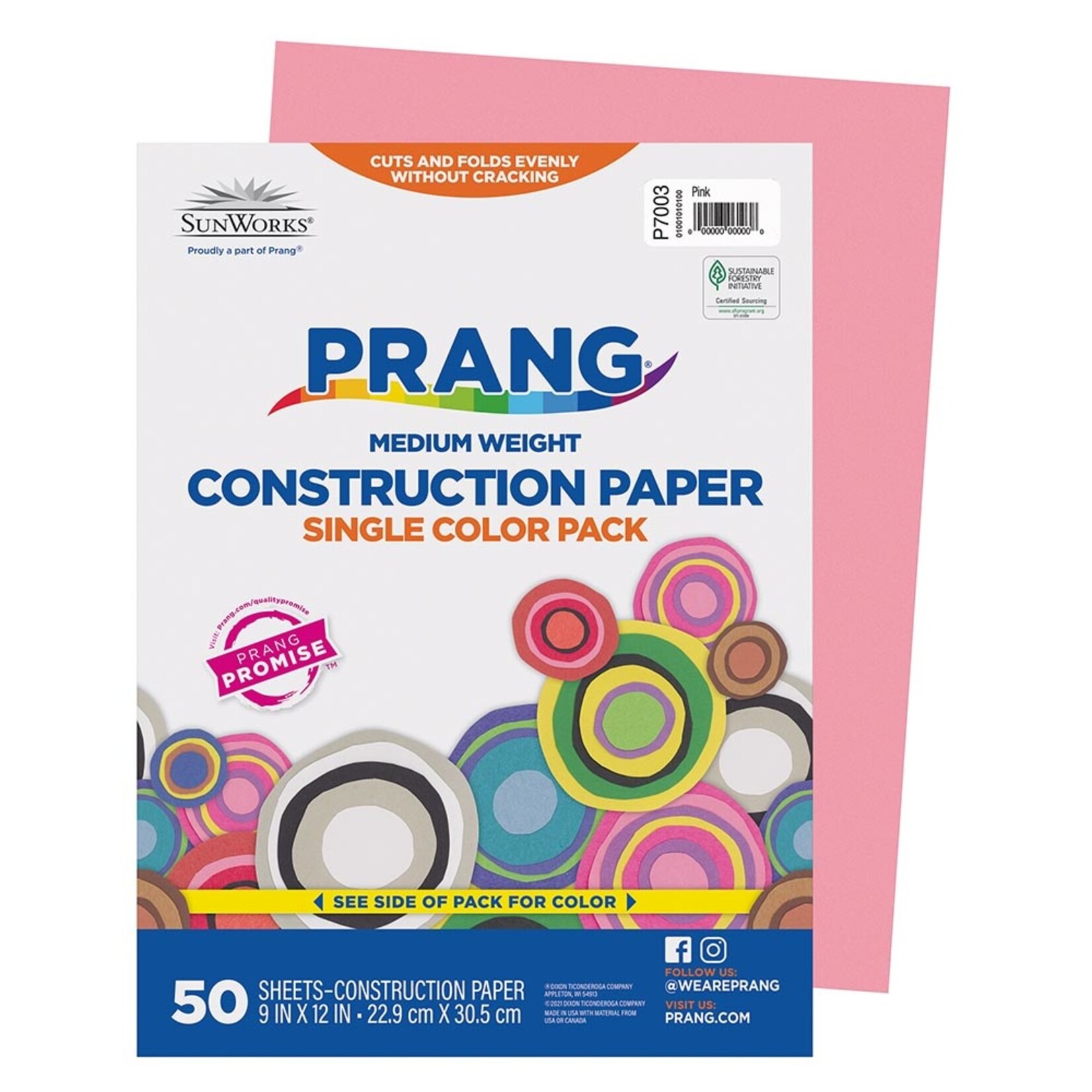 DIXON TICONDEROGA COMPANY Prang® Construction Paper Pink