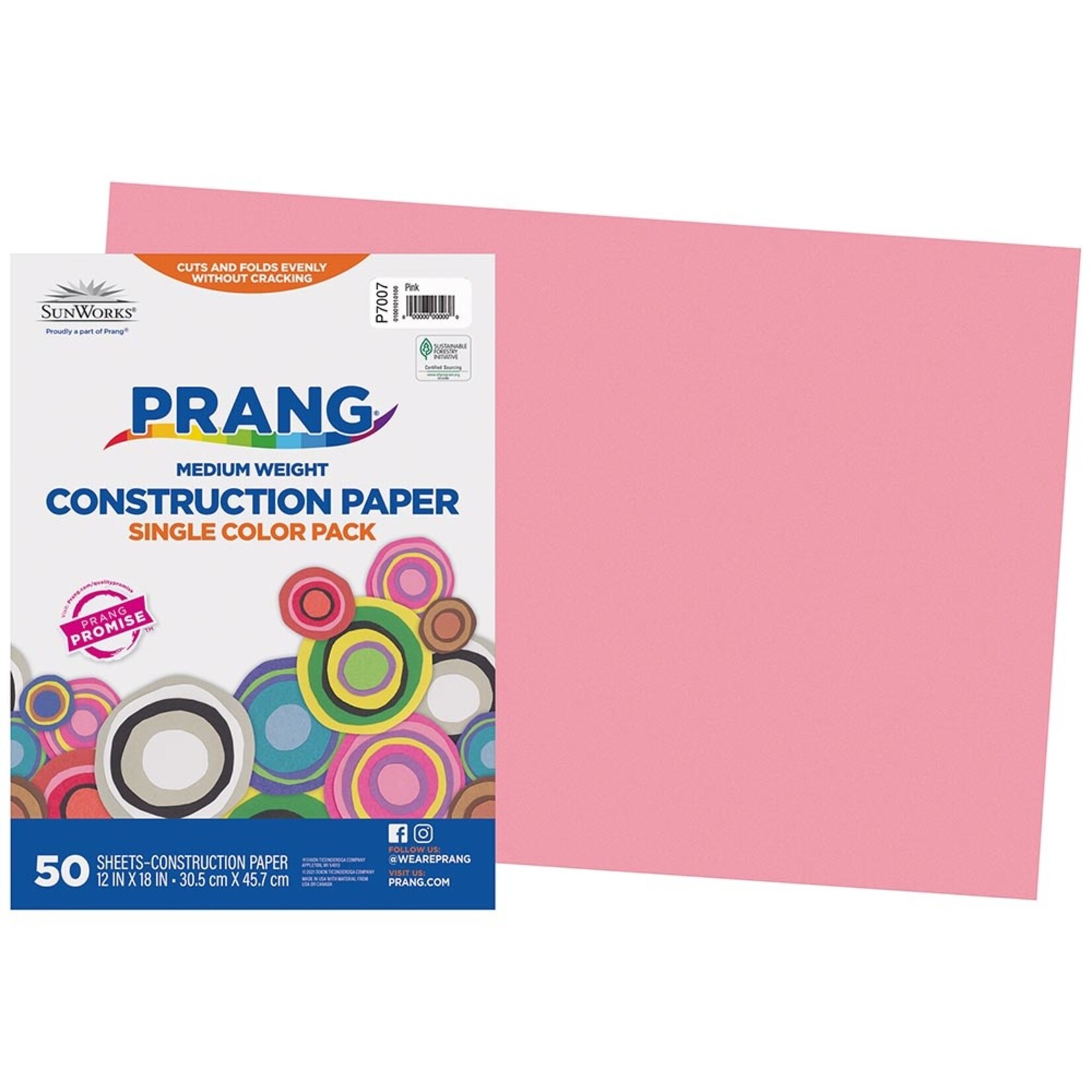 DIXON TICONDEROGA COMPANY Prang® Construction Paper Pink